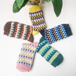 Justay Pack of 5 Womens Vintage Style Cotton Knitting Wool Warm Winter Fall Crew Socks